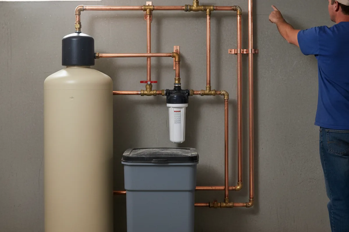 Whole-house water treatment system installed in Godfrey